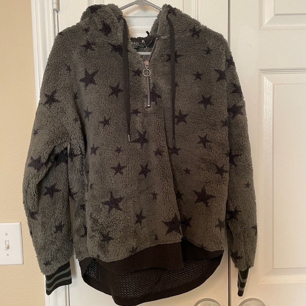 P.J. Salvage Cozy Plush Half Zip Hoodie